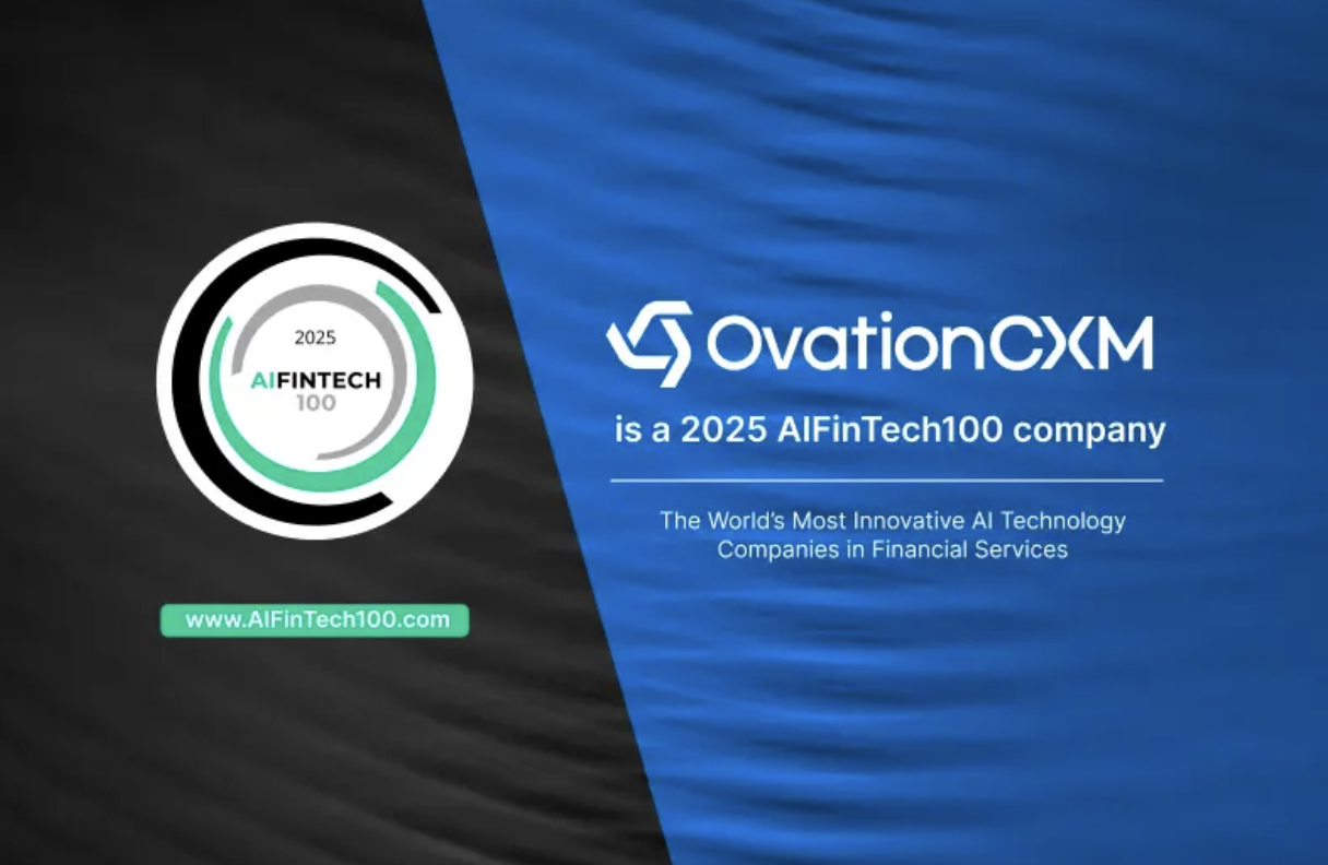 OvationCXM Named to 2025 AI Fintech100